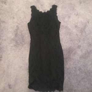 Black Lace Dress Size M